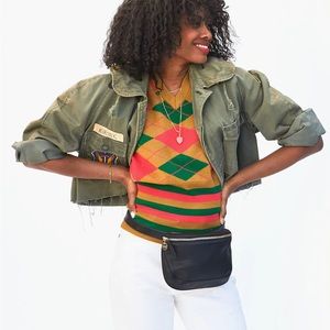 Clare V Classic Black Leather Fanny